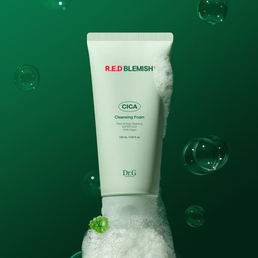 Dr.G RED BLEMISH Cica Cleansing Foam 120ml - Glamourous Grace