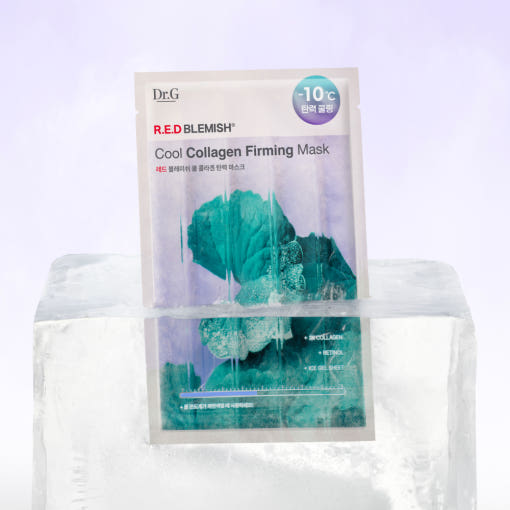 Dr.G RED BLEMISH Cool Collagen Firming Mask 30g X 10ea - Glamourous Grace