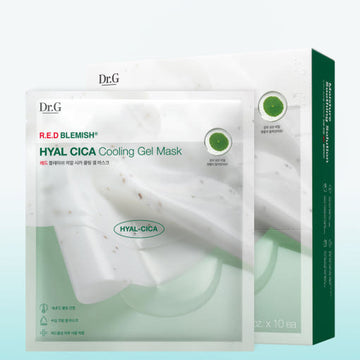 Dr.G RED BLEMISH HYAL CICA Cooling Gel Mask 27g X 10ea - Glamourous Grace