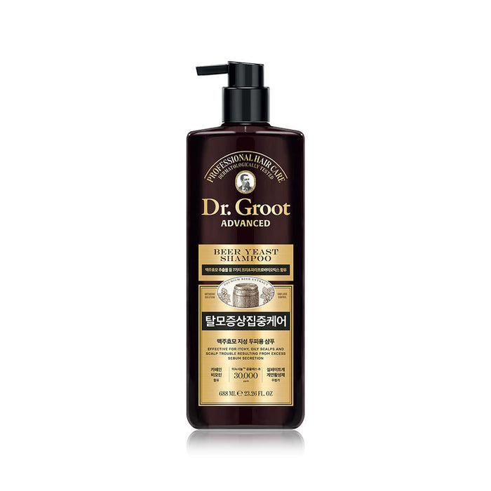 Dr.Groot Advanced Beer Yeast Hair Loss Relief Shampoo For Oily Hair 688ml - Glamourous Grace