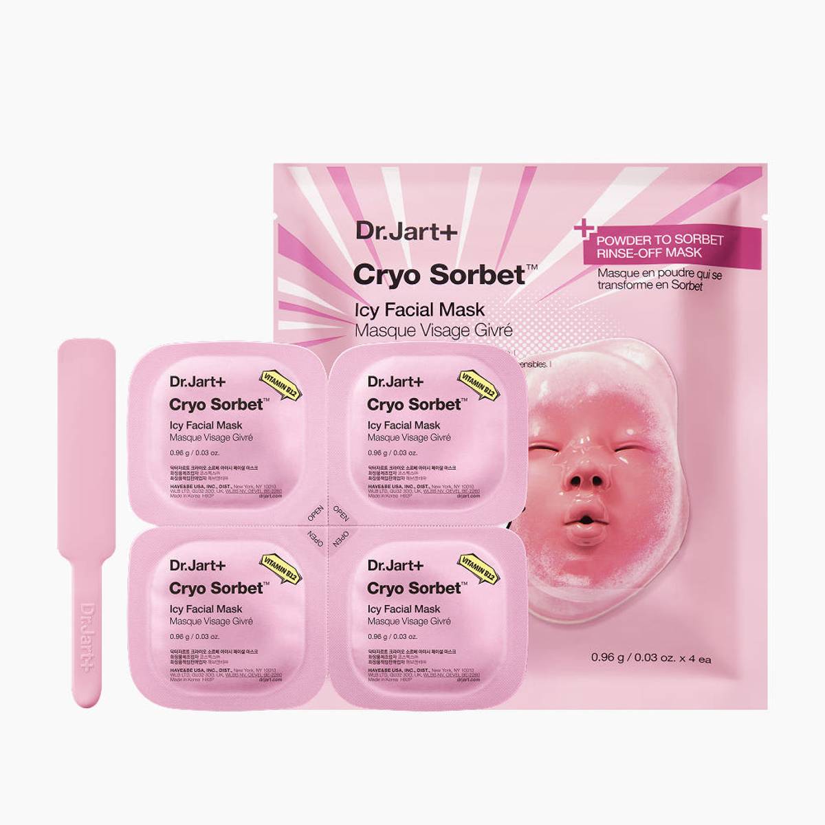 Dr.Jart+ Cryo Sorbet Icy Facial Mask 0.96g X 4ea