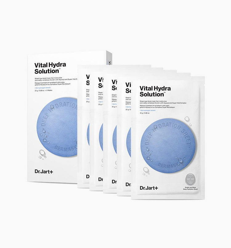 Dr.Jart+ Dermask Vital Hydra Solution Value Pack 25g X 5ea - Glamourous Grace
