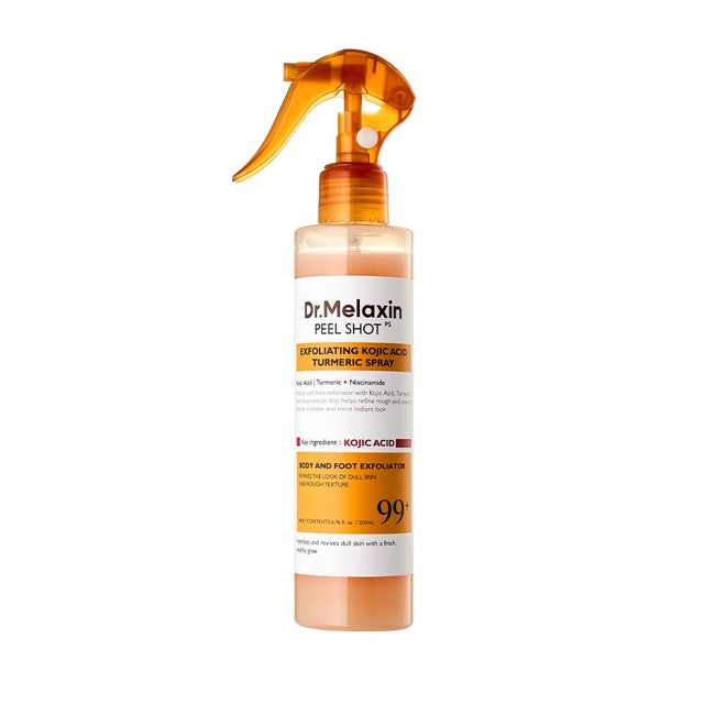 Dr.Melaxin Peel Shot Exfoliating Kojic Acid Turmeric Spray 200ml - Glamourous Grace