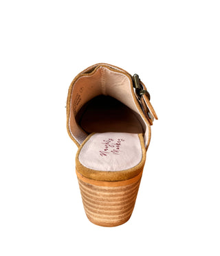 Drancy Western Mule in Tan - Glamourous Grace