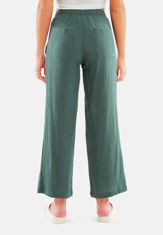 Drawstring Casual Lounge Wide Pants