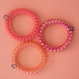 Dreamsicle Large Hair Ties - Glamourous Grace