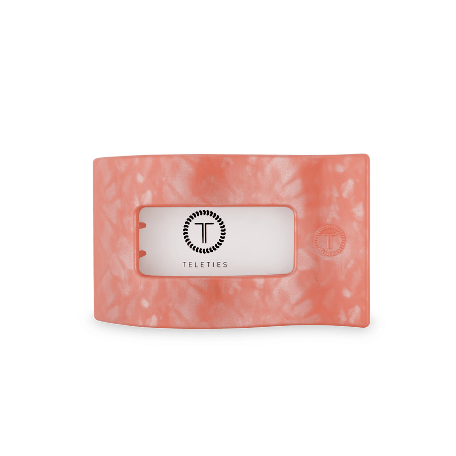 Dreamsicle Medium Flat Rectangle Hair Clip - Glamourous Grace