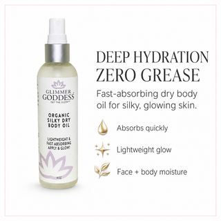 Organic Silky Dry Body Oil – Fast-Absorbing Formula