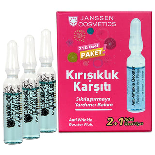 Janssen Cosmetics Anti-Wrinkle Eye Serum Ampoules - Anti-Aging Skincare with Peptide Complex & Hyaluronic Acid - Glamourous Grace