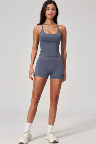 The Horizon Crop Top Shorts 2-Piece Set