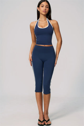 The Onyx Tank Top Capri Leggings 2-Piece Set