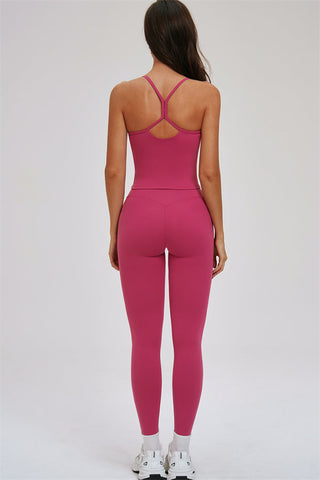 The Svelte Cross Back Tank Top Leggings 2-Piece Set