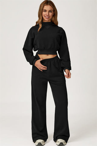 The Axis Crop Hoodie