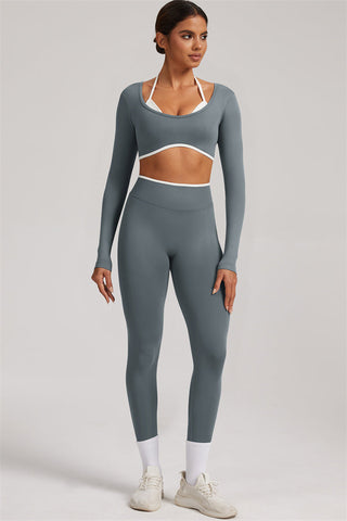 The Elevate Long Sleeve Crop top