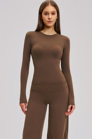 The Dynamic Long Sleeve T-shirt Straight Leg Pants 2-Piece Set