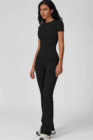 The Oasis T-shirt Flared Leggings 2-Piece Set