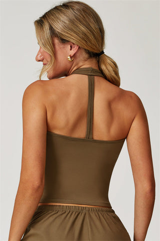 The Sprint Halter Tank Top