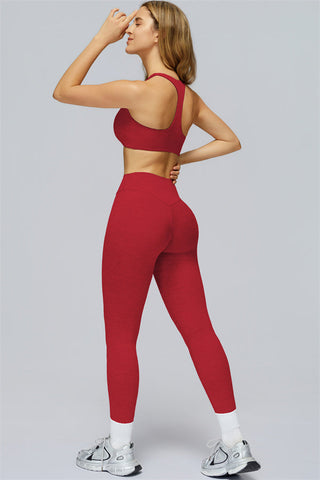 The Radiance Jacket Racerback Sports Bra Leggings 3-Piece Set