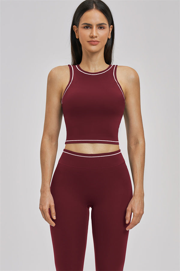 The Unbound Crop Top Leggings 2-Piece Set - Glamourous Grace