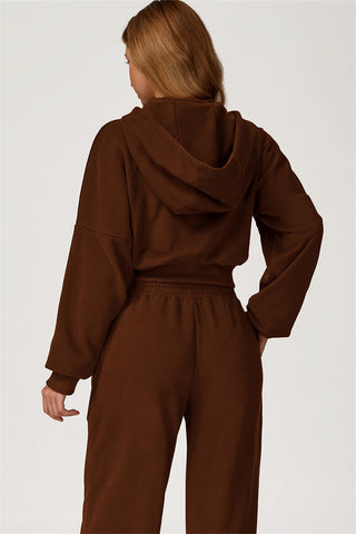 The Axis Crop Hoodie