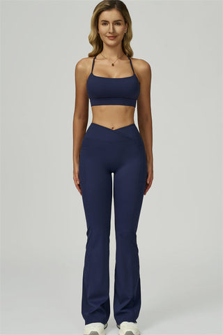 The Flourish Sports Bra Flared Leggings 2-Piece Set