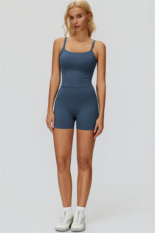 The Fyra Crop Tank Shorts 2-Piece Set