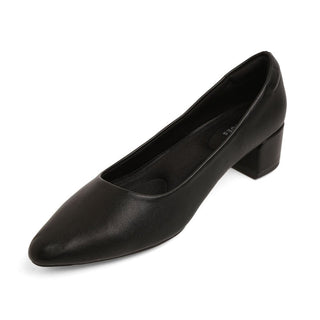 Maddie - Black Block Heels