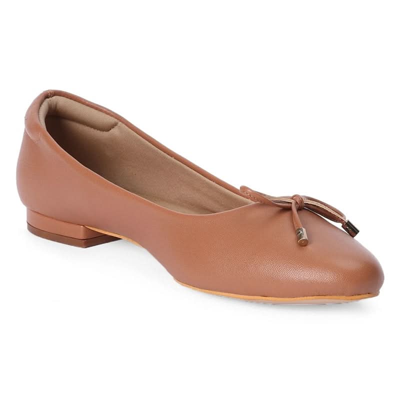 Solace - Tan Ballerina - Glamourous Grace