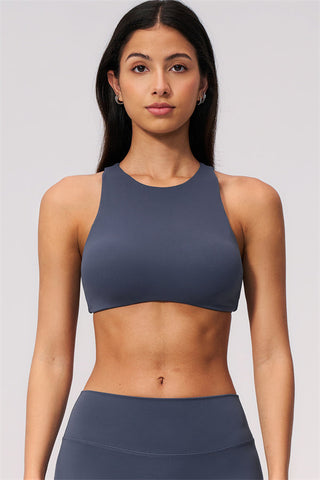 The Twirl Open Back Sports Bra Capri Leggings 2-Piece Set