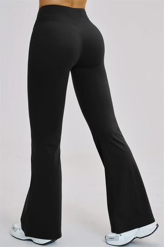 The Stride Crop Top Flared Leggings 2-Piece Set