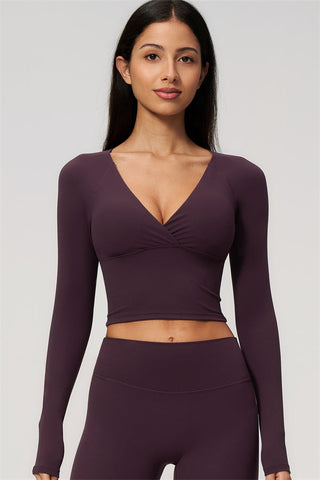 The Lox Long Sleeve Crop top Leggings 2-Piece Set