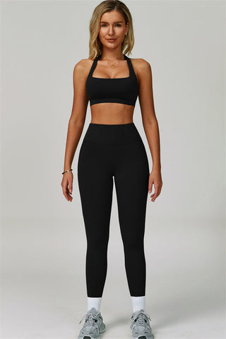 The Bold Halter Sports Bra Leggings 2-Piece Set