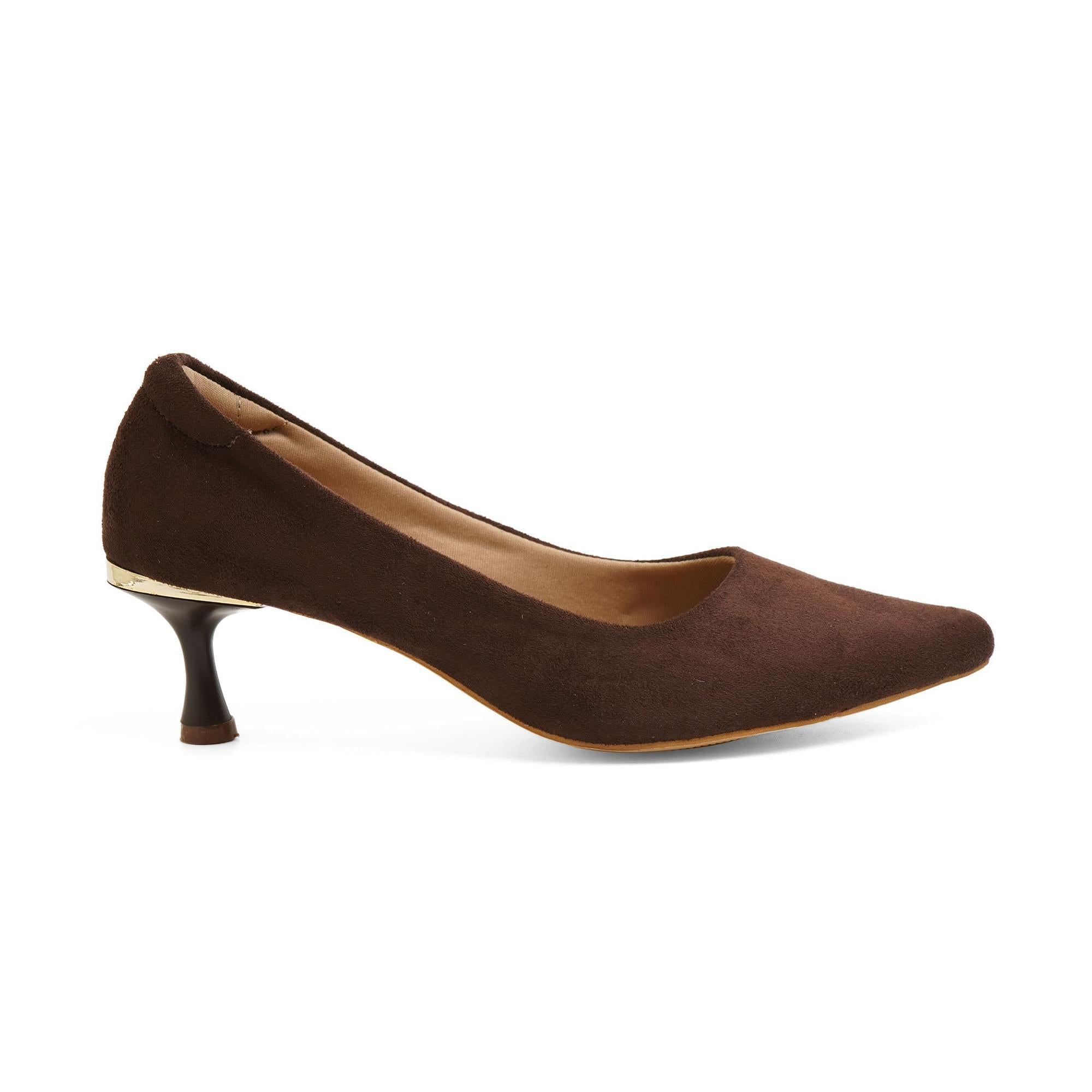 Truffle - Suede Pumps - Glamourous Grace
