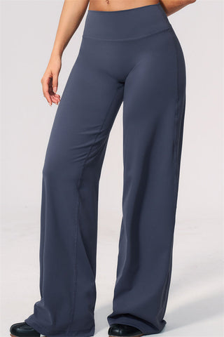 The Twirl Open Back Sports Bra Straight Leg Pants 2-Piece Set
