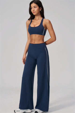 The Breathe Sports Bra Straight Leg Pants 2-Piece Set