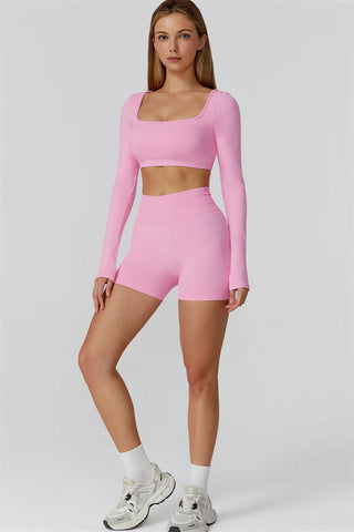 The Reign Long Sleeve Crop Top