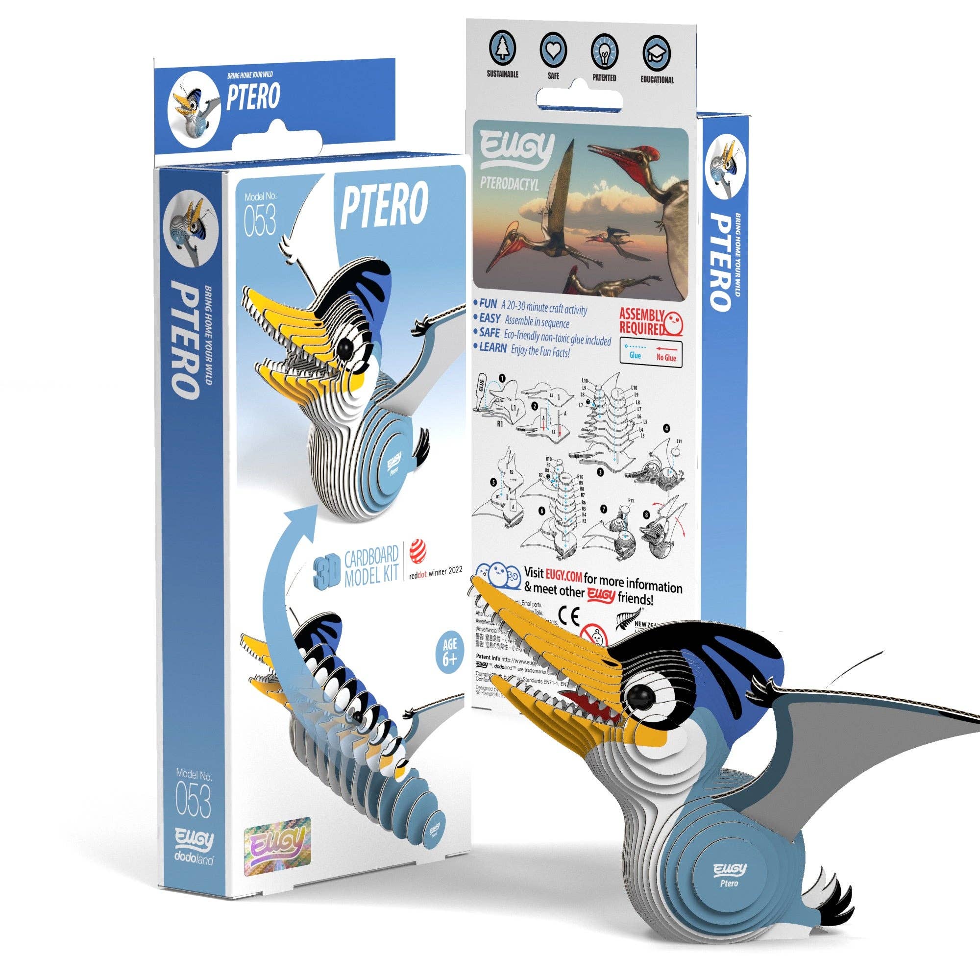 EUGY Ptero 3D Puzzle