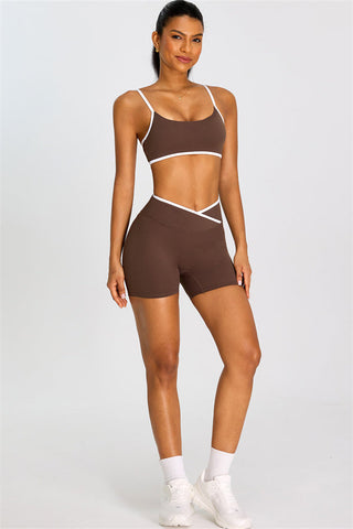 The Dwell Sports Bra Shorts 2-Piece Set