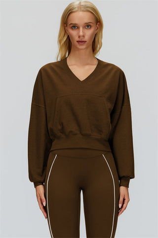 The Whisper V-Neck Hoodie