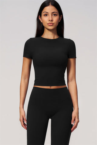 The Zura T-shirt Capri Leggings 2-Piece Set