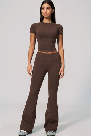 The Velvetine Flared Leggings
