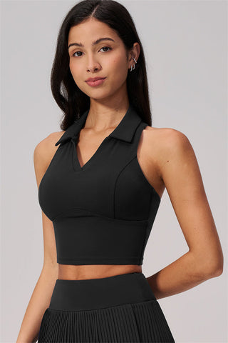 The Ziv Polo Crop Top Tennis Dress 2-Piece Set
