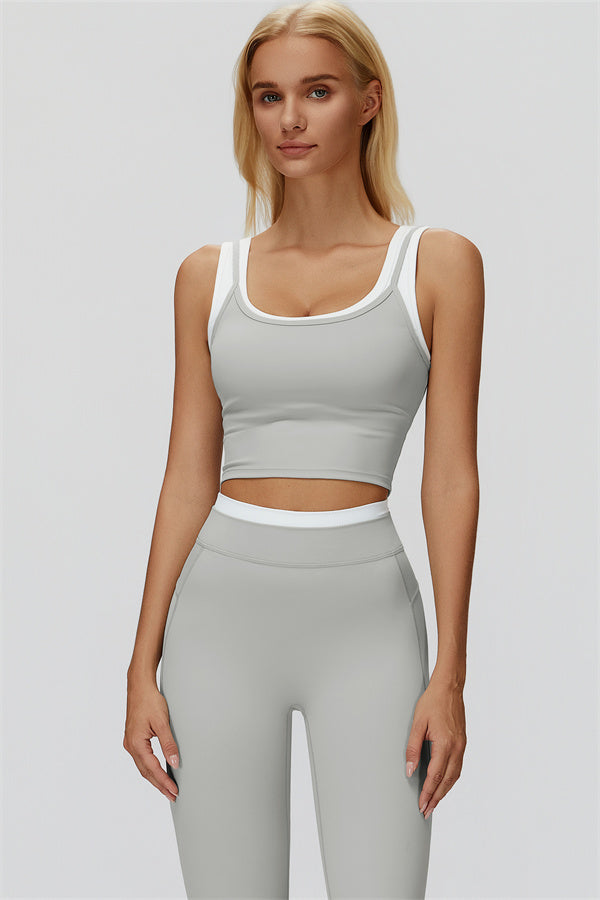 The Canyon Crop Tank Leggings 2-Piece Set - Glamourous Grace