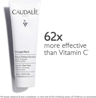Caudalie Vinoperfect Glycolic Acid Mask - Brightening, Anti-Aging Skincare for Hyperpigmentation, 2.54 fl oz - Glamourous Grace