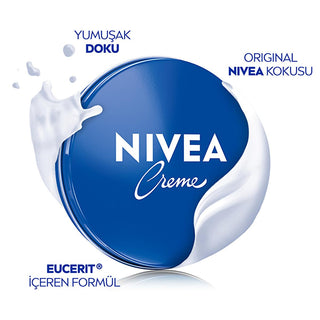 NIVEA Creme Moisturizing Cream - Long-Lasting Hydration for Dry Skin, Face and Body Moisturizer, 250ml - Glamourous Grace