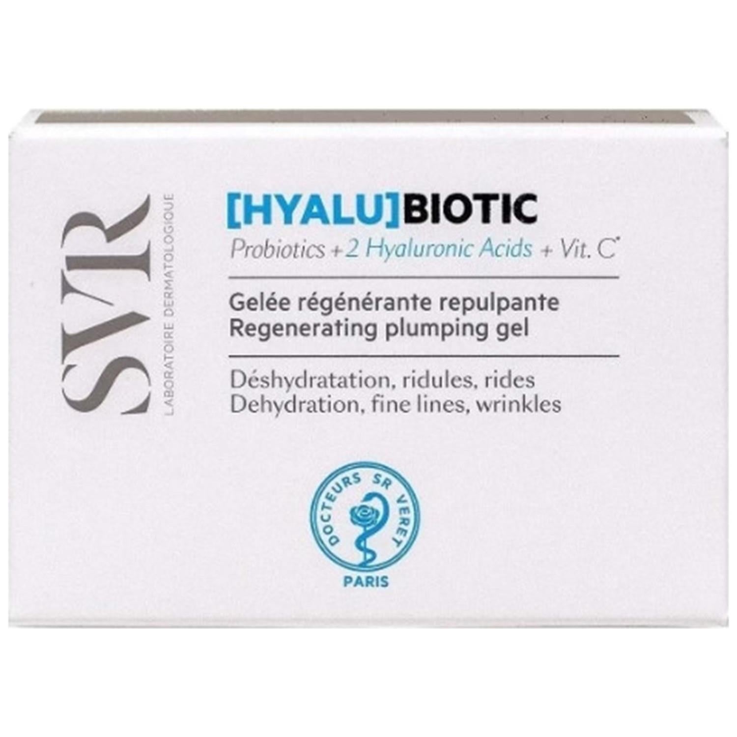 SVR Hyalu Biotic Regenerating Plumping Anti-aging Face Cream/Gel - Sensitive Skin Friendly, Hydrating, Vitamin C Enriched - Glamourous Grace
