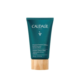 Caudalie Instant Detox Face Mask: Tighten Pores, Purify & Revitalize Skin (35ml) - Deep Cleansing Facial Treatment - Glamourous Grace
