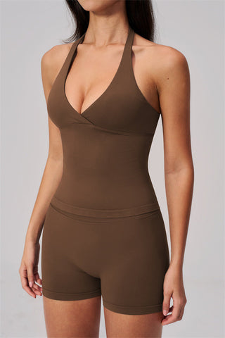 The Align V-Halter Top Shorts 2-Piece Set