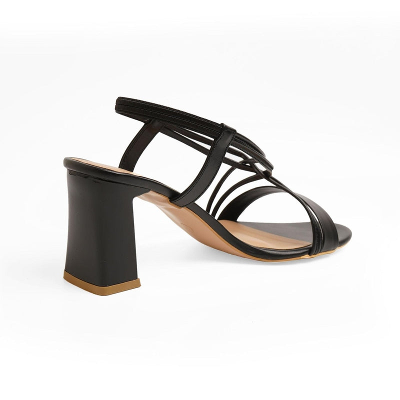 Nivelle - Black Sandals - Glamourous Grace