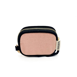 Earbuds Travel Case w Clasp – Pink/Blush - Glamourous Grace